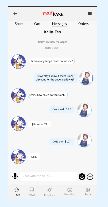 Buy - Chat with Seller