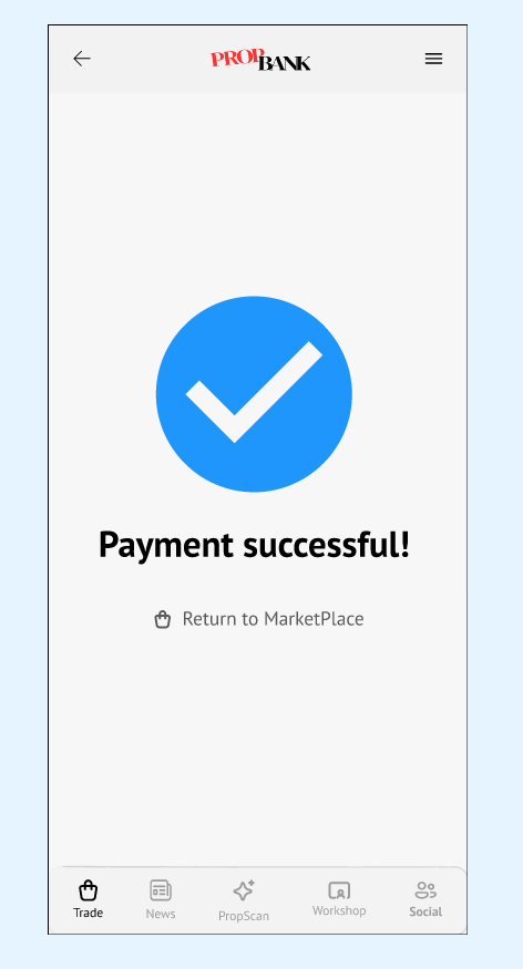 Buy - Payment Success