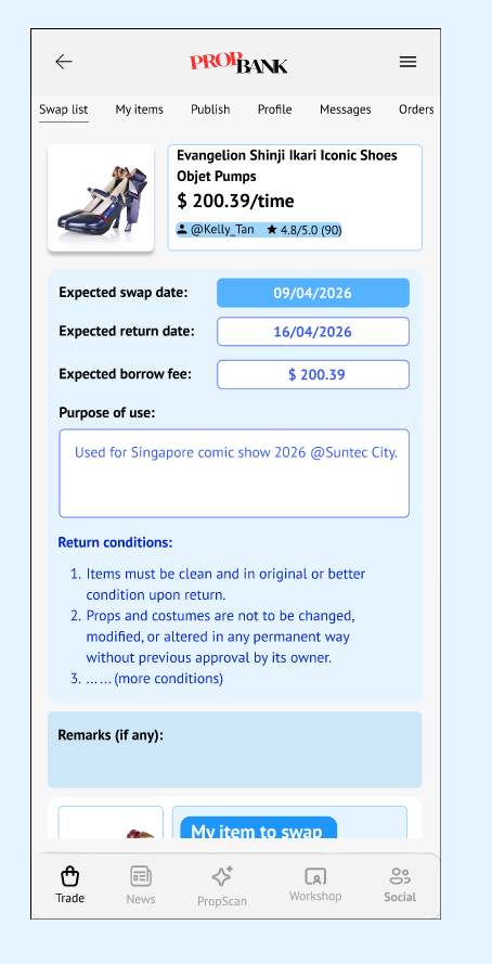 Swap - Fill Swap Request
