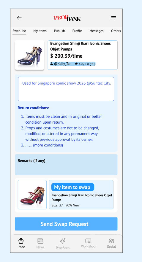 Swap - List My Swap Item