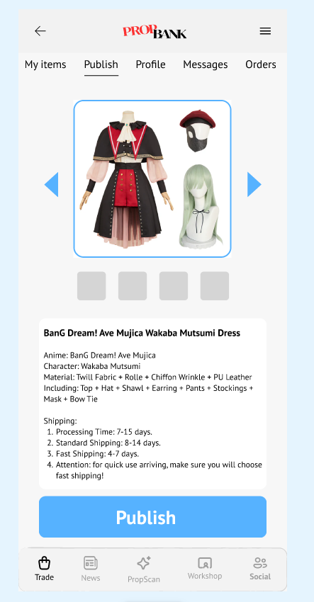 Rent - Finalize & Publish